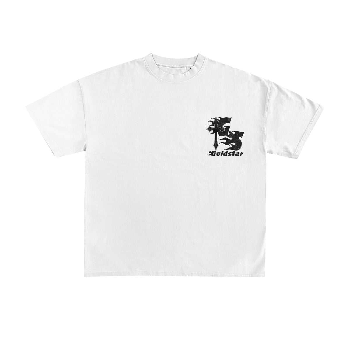 GS on Fire Short Sleeve - White back