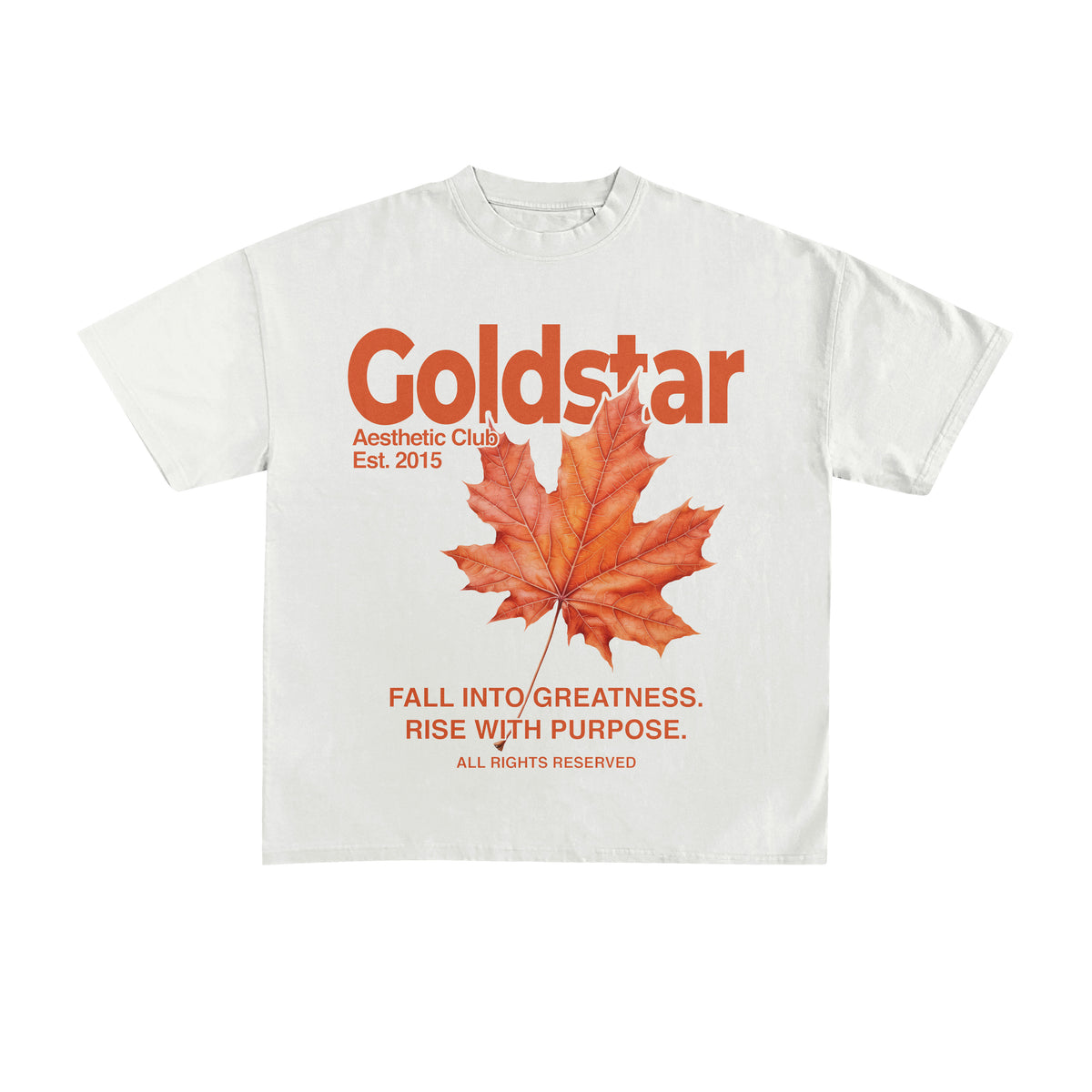 Goldstar Autumn Tee – Fall Into Greatness