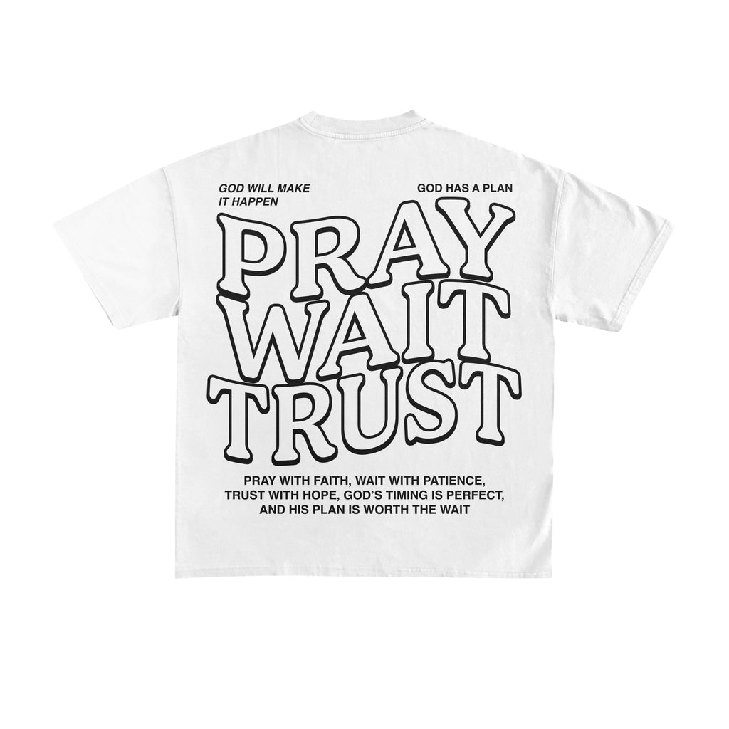 Goldstar Pray Wait Trust Tee