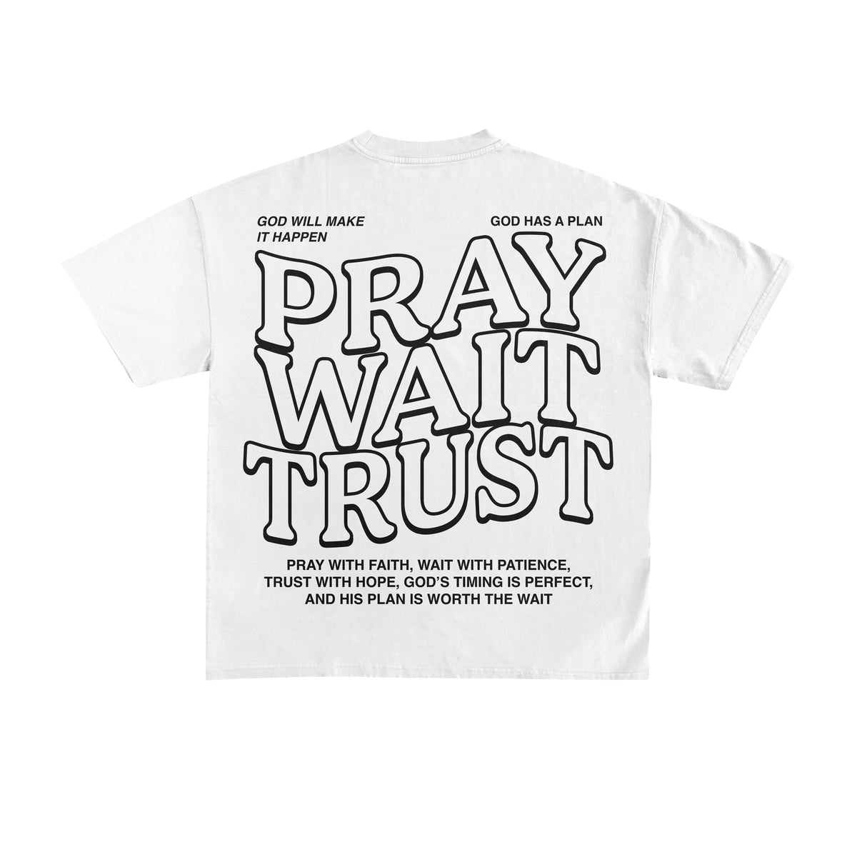 Goldstar Pray Wait Trust Tee