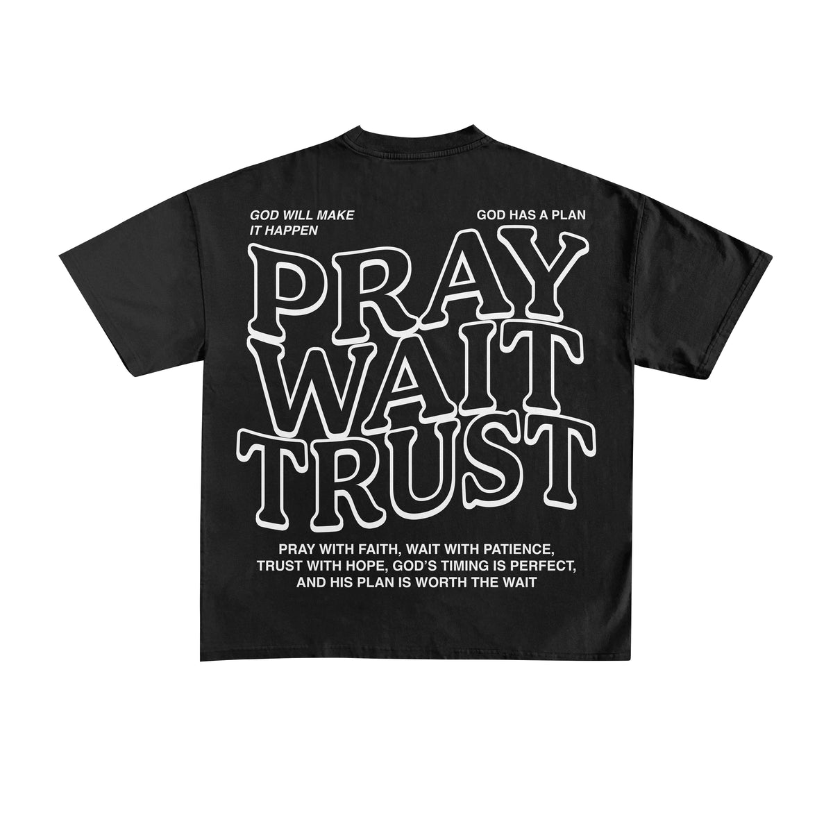 Goldstar Pray Wait Trust Tee